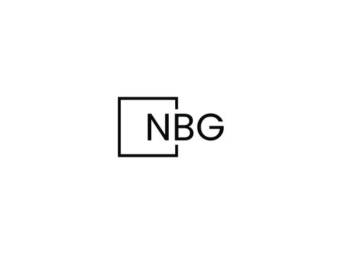NBG letter initial logo design vector illustration