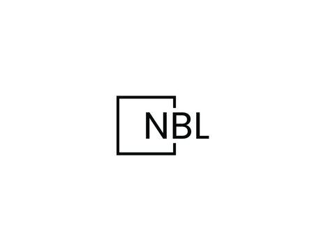 NBL letter initial logo design vector illustration