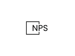 NPS letter initial logo design vector illustration