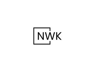 NWK letter initial logo design vector illustration