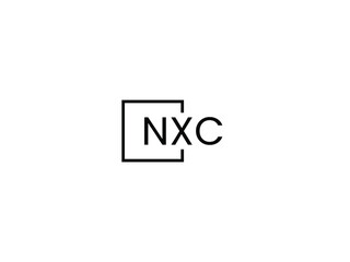 Obraz premium NXC letter initial logo design vector illustration