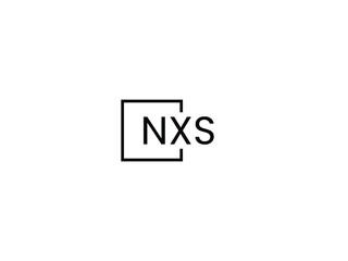 Obraz premium NXS letter initial logo design vector illustration
