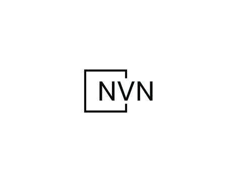 NVN letter initial logo design vector illustration