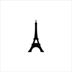 eiffel tower icon vector illustration symbol