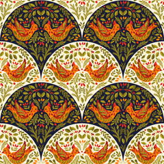 Seamless pattern Merry Christmas 2022.Branch leaves elegante xmas design.