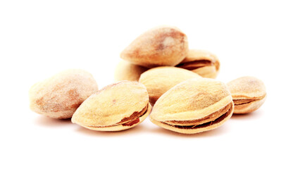 Horticulture of Gran Canaria -  ripe almond nuts still in the outer soft shell, 
picked directly from the trees

