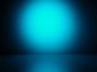Blue glow in the dark - abstract background
