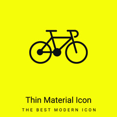 Bike Of A Gymnast minimal bright yellow material icon