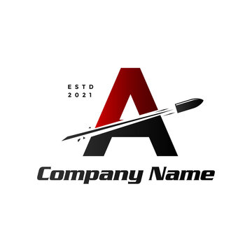 Initial A Bullet logo