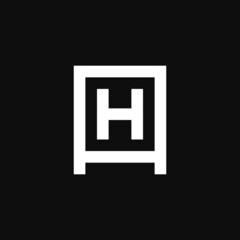 H A HA Initial Letter Logo design vector template Graphic Alphabet Symbol for Corporate Business Identity