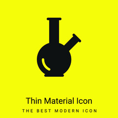 Bong minimal bright yellow material icon