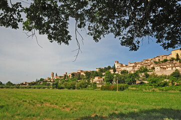 Fototapeta na wymiar Spello, antico borgo dell'Umbria - panorama