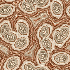 Seamless banded agate geode marble rock surface pattern design for print. High quality illustration. Infinite continuous repeat of agate mineral stone abstract wallpaper design.