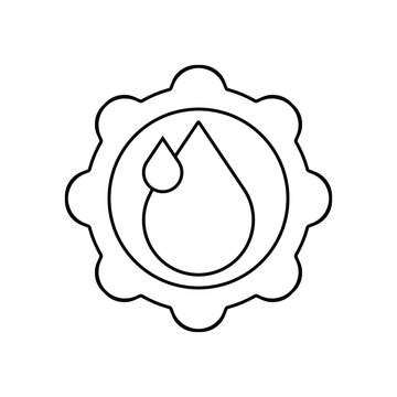 Water icon vector. liquid illustration sign. purify symbol. pure logo.