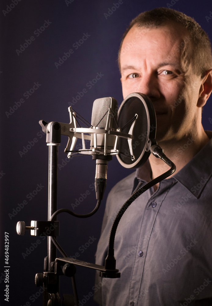 Poster Voiceover artist voice actor studio