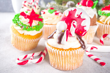 Christmas cupcakes