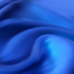 bstract background texture crumpled fabric cloth or liquid waves of folds idea design blue. eps 10