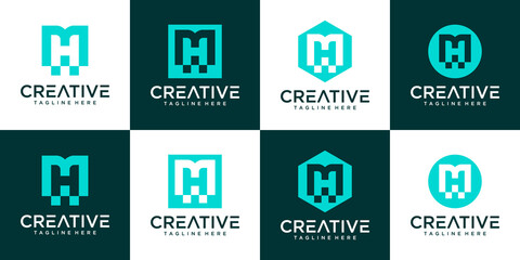 MH logo design