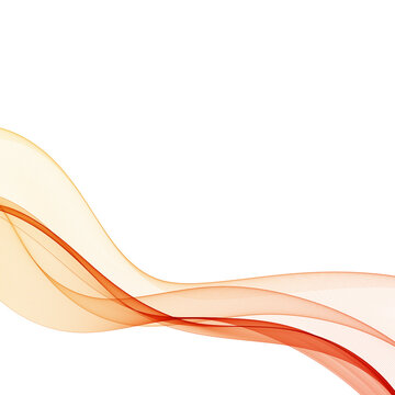 Abstract wave. background for presentation. advertising banner. orange color. eps 10 © Kateryna