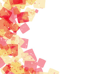 水彩のテクスチャ　四角