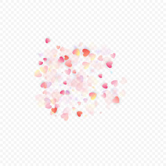 Heart love vector Valentine Pink amour symbols.