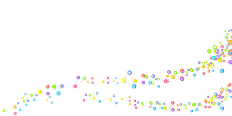 Social media marketing icons internet tags target