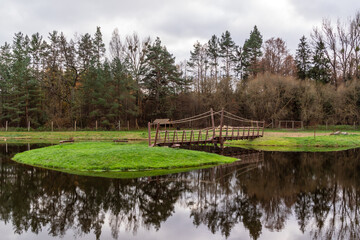 Silvarium - park leśny w Poczopku, Podlasie, Polska