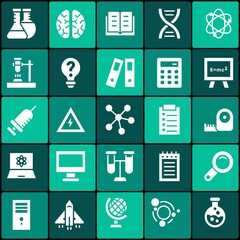 Science and technology A set of universal icons for web and mobile devices. pack of modern minimalist, thin line icons.