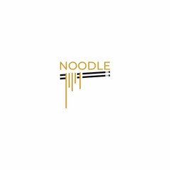 noodle simple modern logo vektor design
