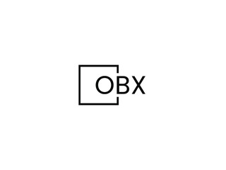 OBX letter initial logo design vector illustration