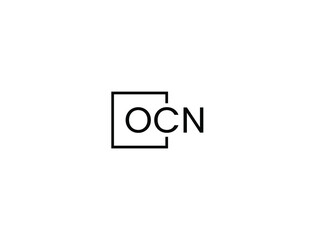 OCN letter initial logo design vector illustration