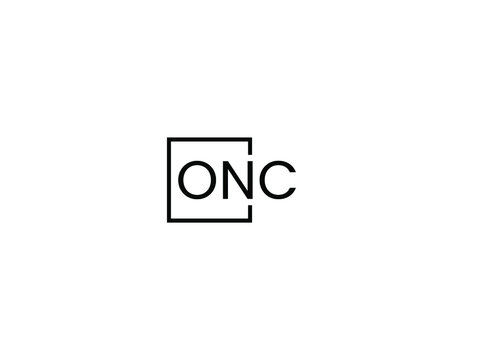 ONC letter initial logo design vector illustration