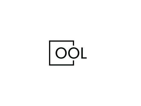 OOL letter initial logo design vector illustration