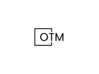 Obraz premium OTM letter initial logo design vector illustration