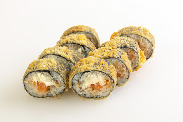 Japanese tempura roll with fish