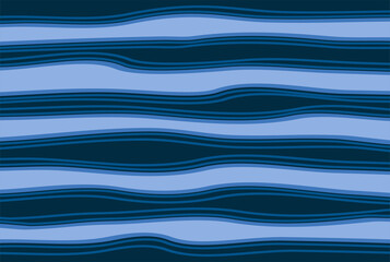 Abstract background with blue waving lines pattern