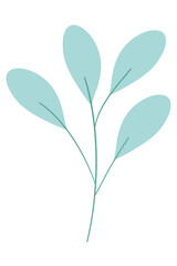 round leaves branch icon