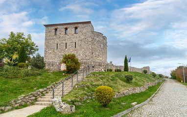Fototapeta na wymiar Ruins of Ancient Byzantine fortress Peristera in town of Peshtera, Pazardzhik Region, Bulgaria