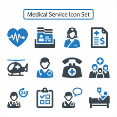 Medical Service Icon Set 1