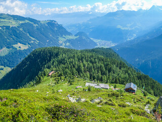Berghütte in den Zillertaler Alpen