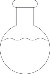 diabetes control icons chemical  and flask