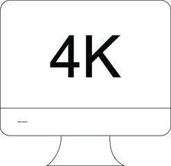 cinema icons screen and high definition
