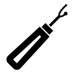 Vector Seam Ripper Glyph Icon Design
