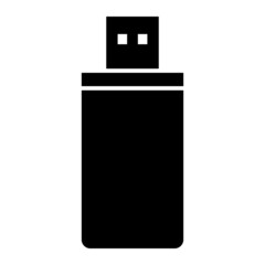 Vector Usb Glyph Icon Design