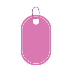 pink tag design