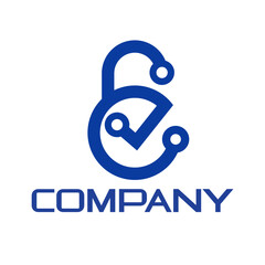 Security Logo,  Save logo icon, IT Security Logo vector design template