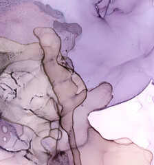 Alcohol Ink Texture. Art Fluid Ancient Print.