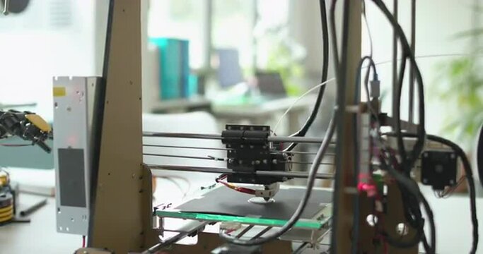 3D printer in the lab