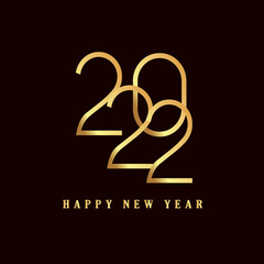 Fototapeta premium 2022 Happy New Year Background