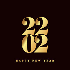 2022 Happy New Year Background

